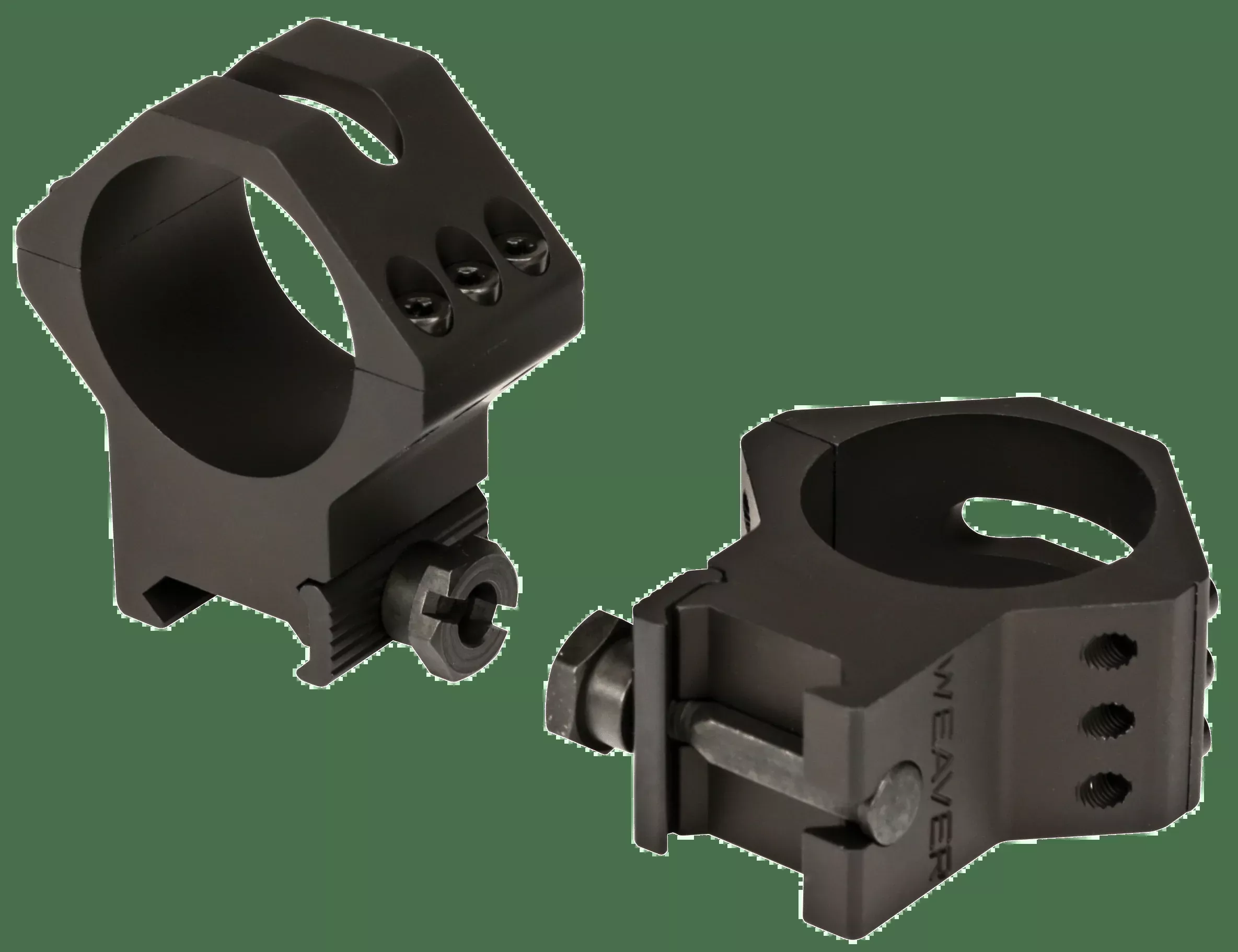 Weaver Rings 6-hole Tactical – Picatinny High 34mm Matte