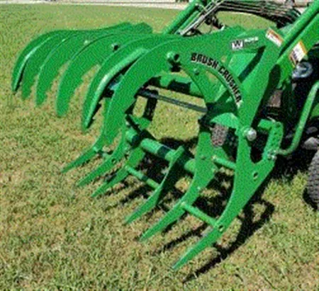 Westendorf Brush Crusher | Model 4215 | Hydraulic-Free Grapple | V-Tooth Multi-Grip | 25–55 HP | For Tractors