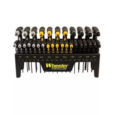 Wheeler Engineering 1081957 SAE/Metric/Hex/Torx P-Handle Driver Set, 30 Piece Set