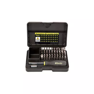 Wheeler Engineering 954621 Professional Gunsmithing Screwdriver Set, 43 Piece