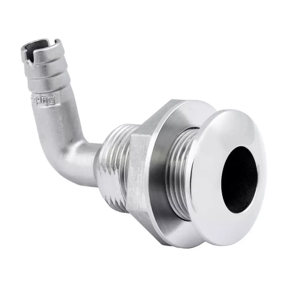 Whitecap 1-1/2″ Duplex Stainless Steel 90 Degree Thru-Hull Fitting [6581X]