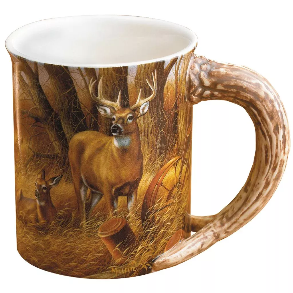 Wild Wings Sculpted Mug - Rustic Retreat Whitetail