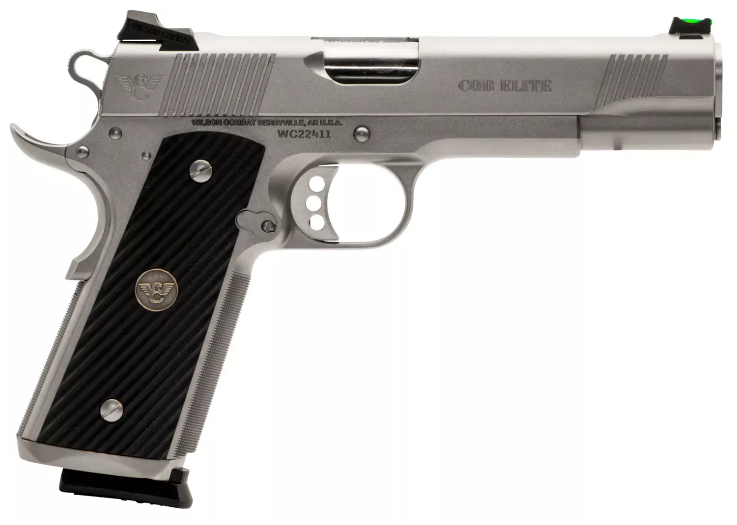 Wilson Combat 1911 CQB Elite 45 ACP Pistol 5″ SS CQBEFS45SS