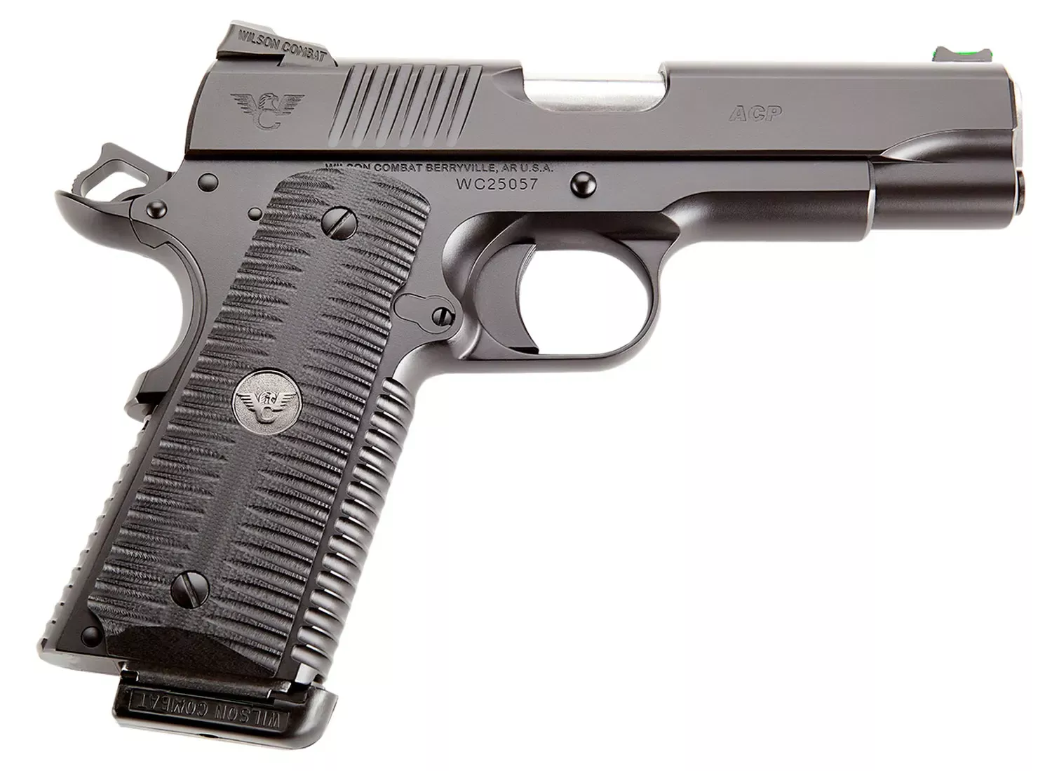 Wilson Combat ACP Commander 45 ACP Pistol 4.25″ Black 8+1 ACPSOM45
