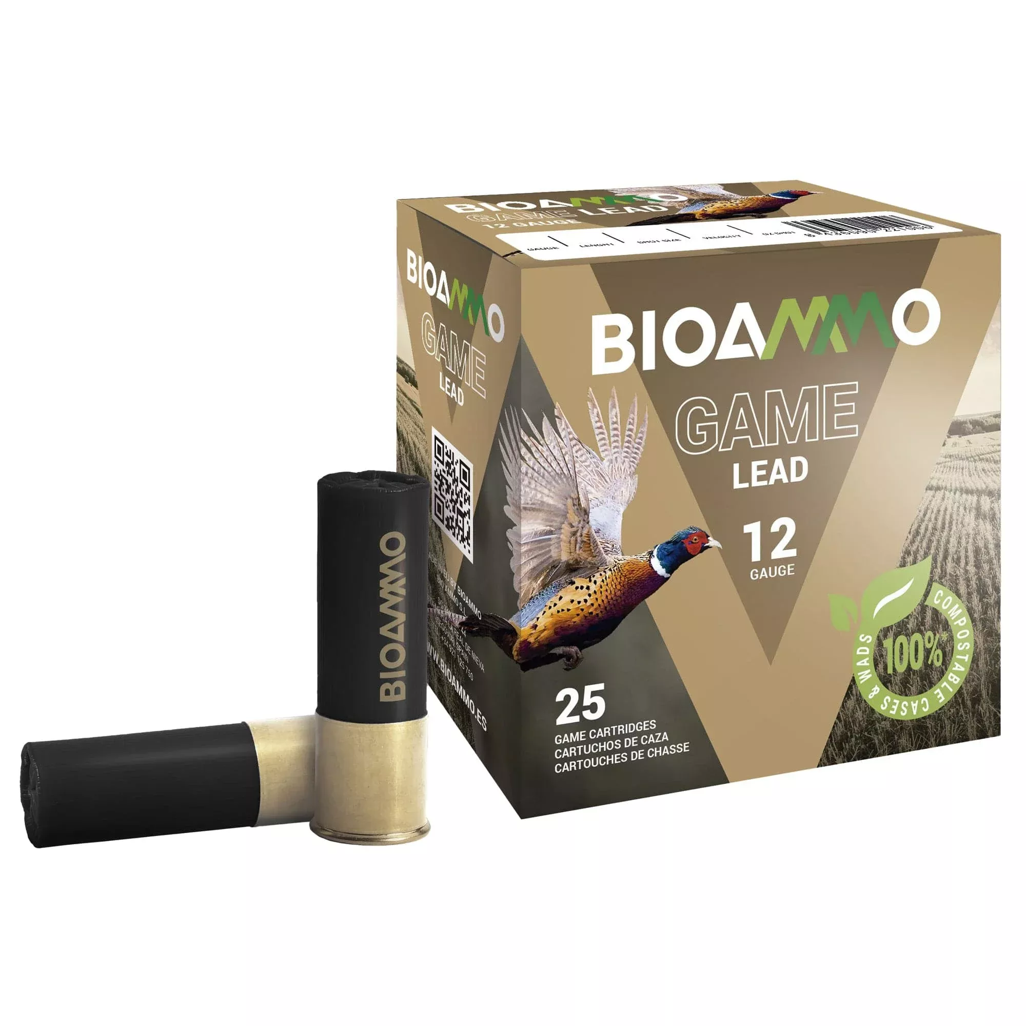 Win Bioammo 12ga 2.75" #6 25/250