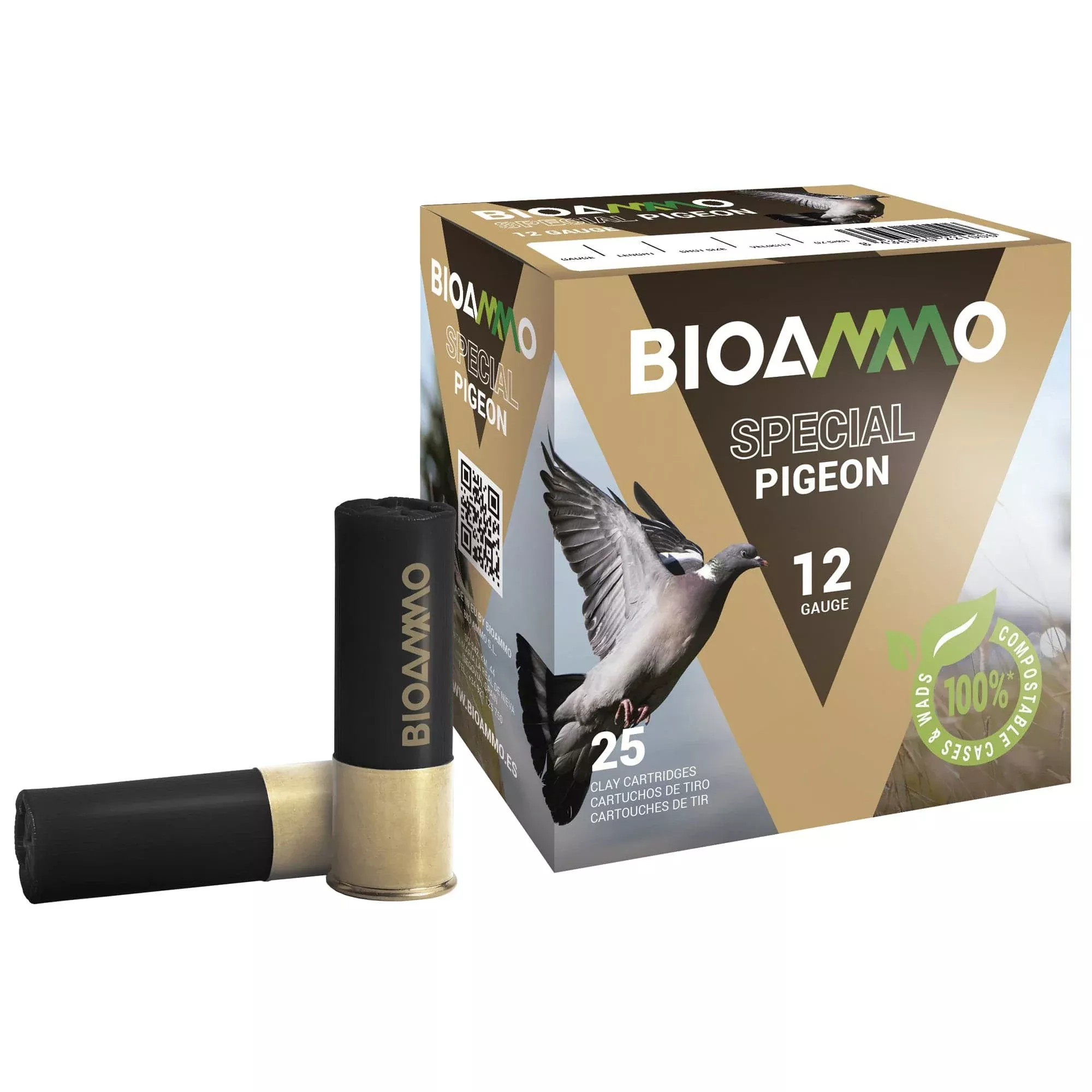 Win Bioammo 12ga 2.75″ #8 25/250