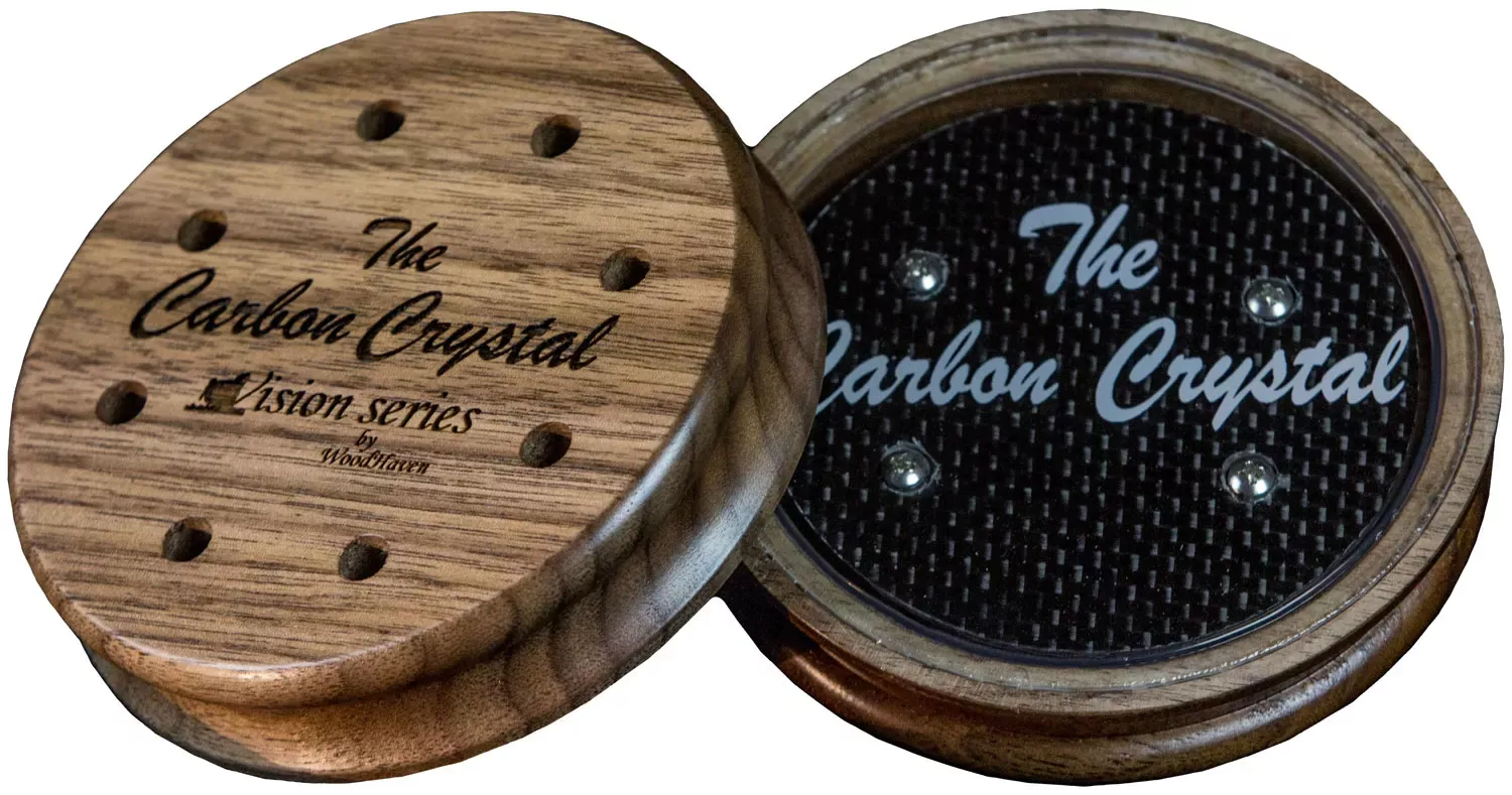 Woodhaven Carbon CrystalFriction Call Attracts Turkeys Brown Crystal/Walnut