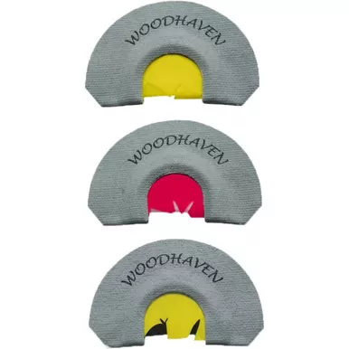 Woodhaven WH089 Premier 3-Pack Diaphragm Mouth Calls, Grey