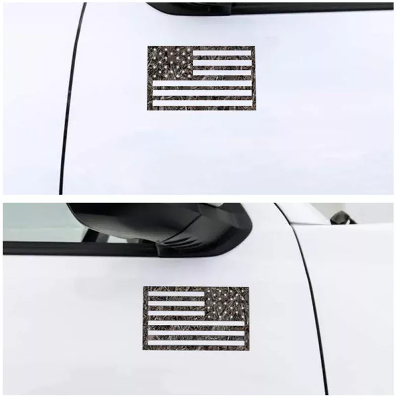 Woodland Ghost Camo American Flag Magnets – Camouflage