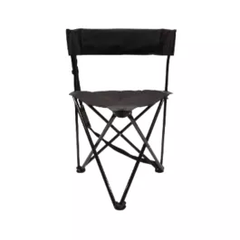 World Famous Sports 3 Leg Camp Stool w/Back Rest