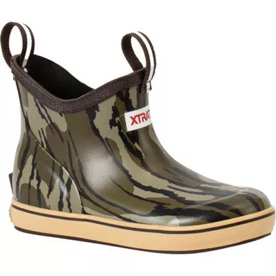 XTRATUF Big Kids’ Ankle Deck Boot – Mossy Oak Bottomland #XKABMOB