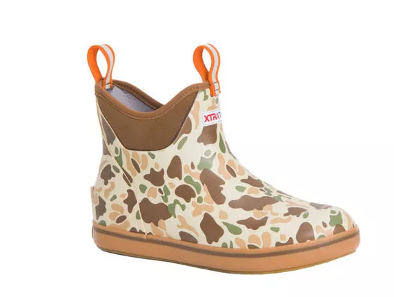 XTRATUF Men’s 6″ Ankle Deck Boot – Duck Camo #XMABDCAM