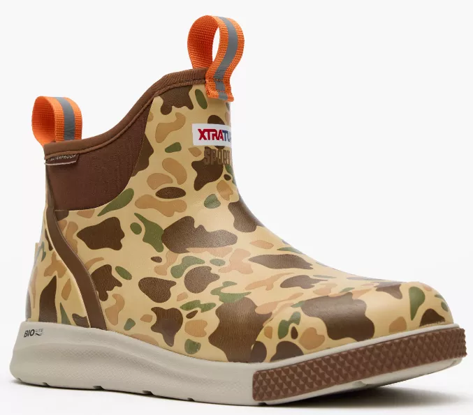 Xtratuf Men’s 6 In. Ankle Deck Boot Sport – Duck Camo #XADSMDCM