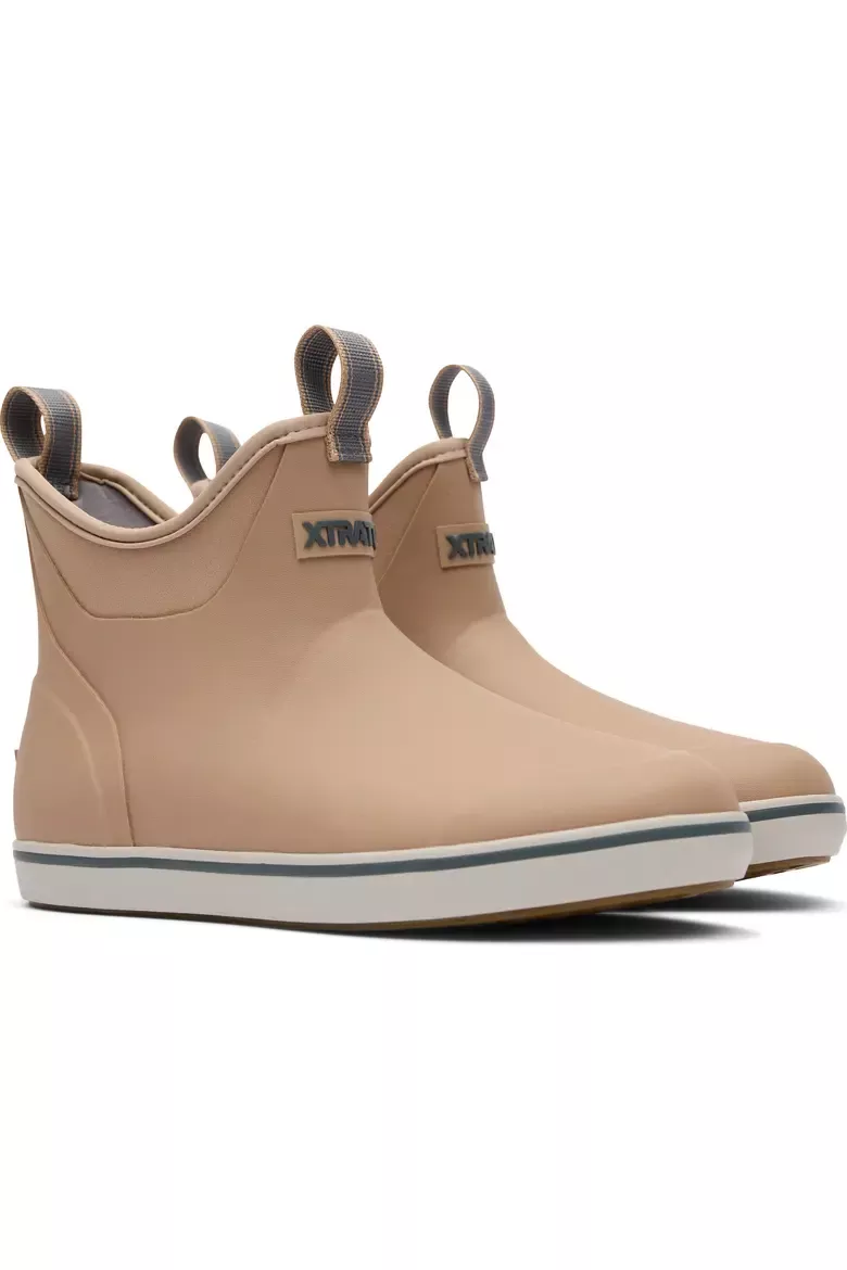 XTRATUF Women’s 6″ Ankle Deck Boot – 100% Waterproof, Slip-Resistant