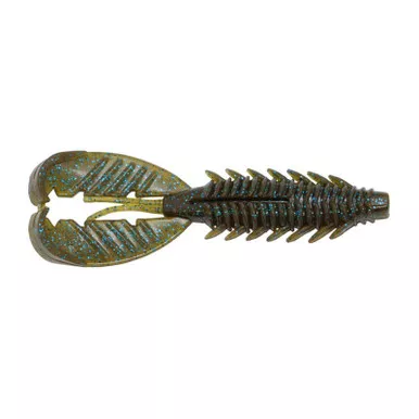 Xzone Adrenaline Craw Jr. 3.5 inch 7 pack Green Pumpkin Blue