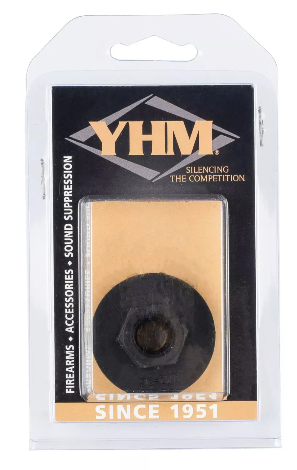 Yankee Hill HUB Direct Thread Mount Universal Rifle1/2″-36 tpi 17-4 Stainless Steel Black Melonite QPQ