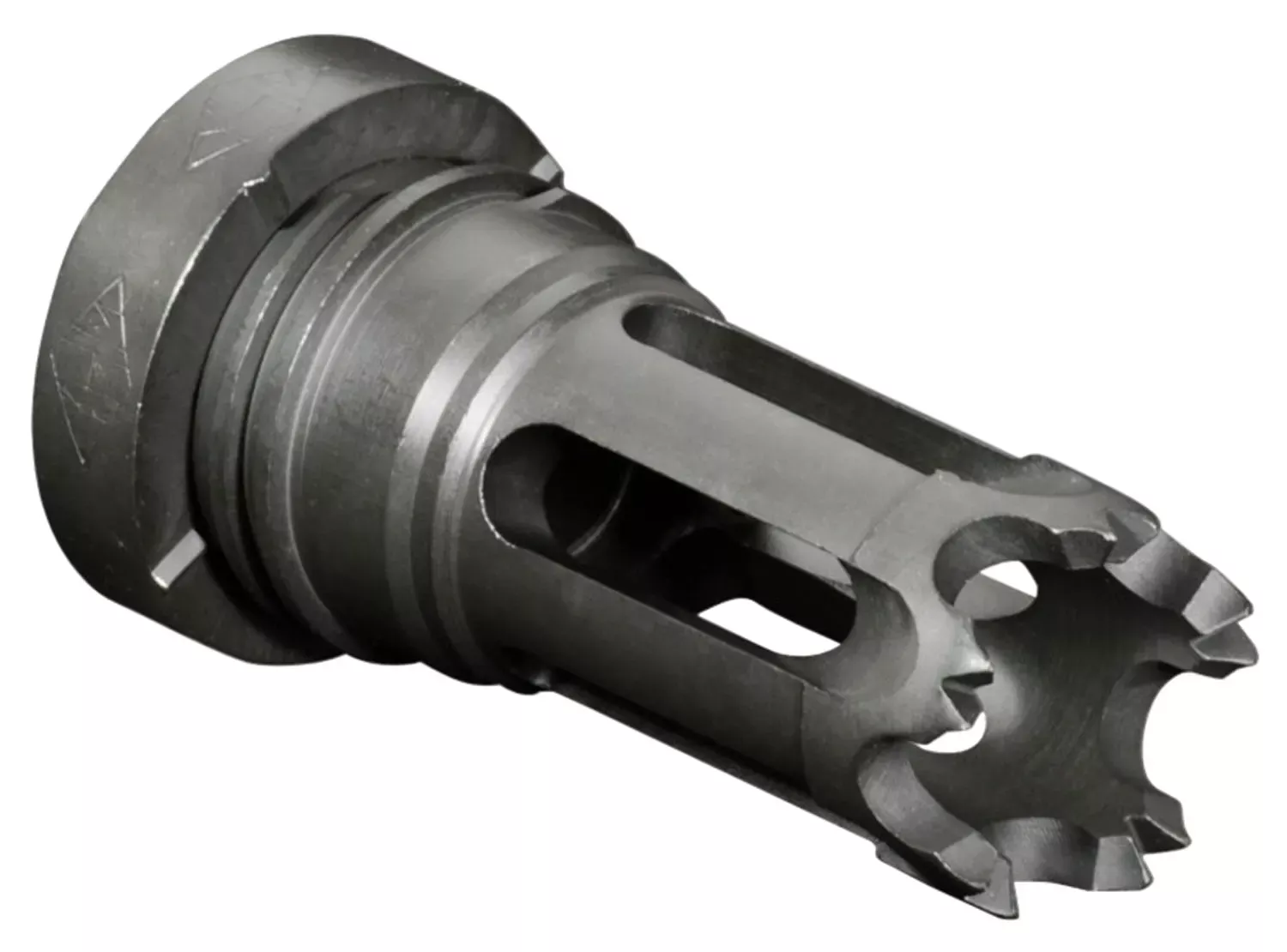 Yankee Hill Phantom Flash Hider Black Phosphate Steel with 1/2″-28 tpi Threads for 5.56x45mm NATO AR-Platform