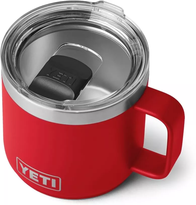 Yeti Rambler 14 Oz Stackable Mug With Magslider – Lid Rescue Red #21071502922