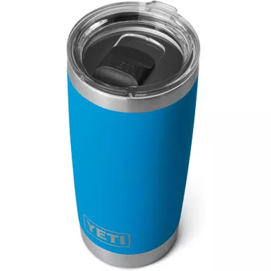 Yeti Rambler 20oz Tumbler MS Big Wave Blue