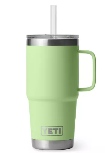 Yeti Rambler 25 Oz. Mug W/ Straw Lid – Key Lime #21071503445