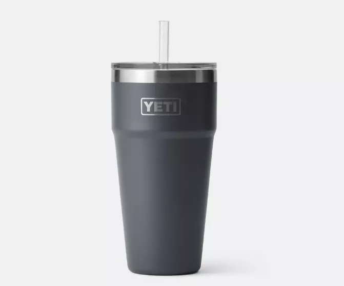 Yeti Rambler 26 Oz. Stackable Cup W/ Lid – Charcoal #21071501189