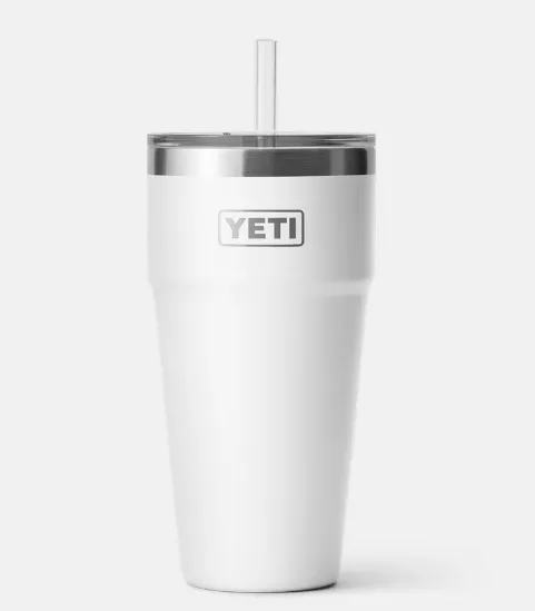 Yeti Rambler 26 Oz. Stackable Cup W/Lid – White #21071500643
