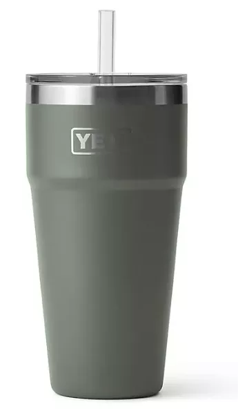Yeti Rambler 26 Oz. Stackable Cup W/ Straw Lid – Camp Green #21071501691