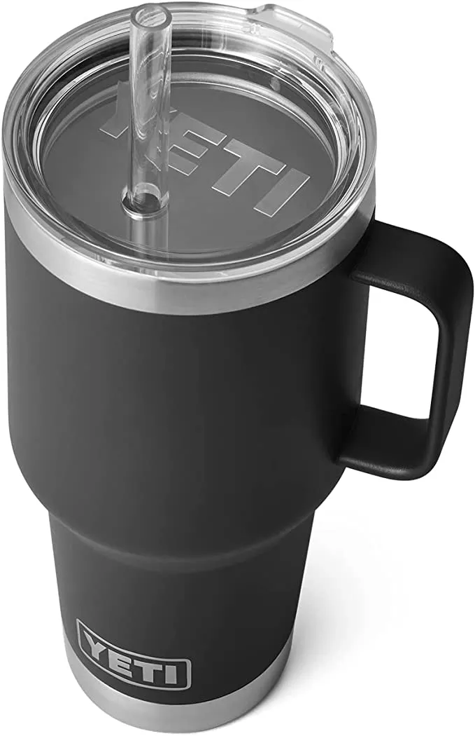 Yeti Rambler 35 oz. Mug W/ Straw Lid – Black #21071501811