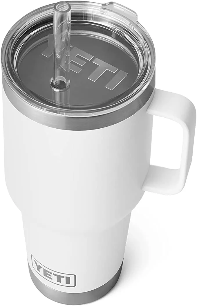 Yeti Rambler 35 oz. Mug W/ Straw Lid – White #21071501812