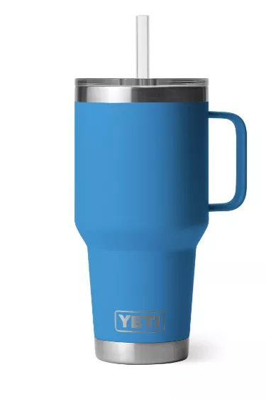 Yeti Rambler 35 Oz. Straw Mug – Big Wave Blue #21071502685
