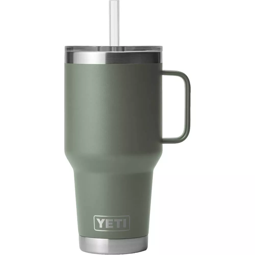 Yeti Rambler 35oz Mug With Straw Lid – Camp Green #21071502440