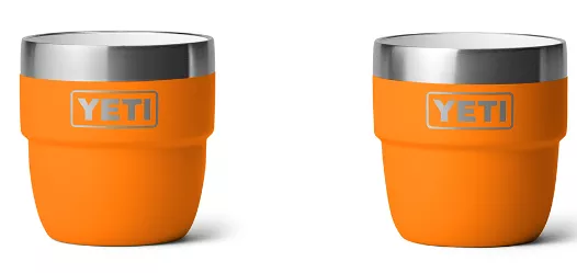 Yeti Rambler 4 Oz. Stackable Cups 2 Pk. – King Crab Orange #21071502627