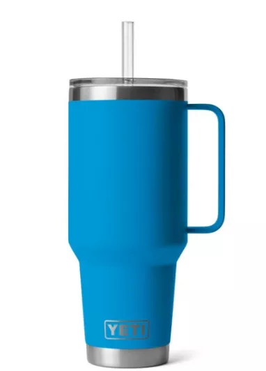 Yeti Rambler 42 Oz. Straw Mug – Big Wave Blue #21071502896