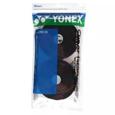 YONEX Super Grap Overgrip 30-Pack Tennis Grip (AC102-30BK)