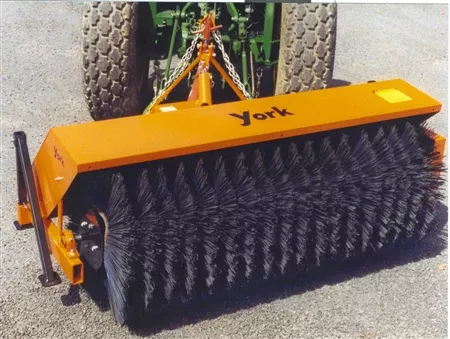 York 3-Point Hitch Mount Rotary Broom | Model YB-32 Series | Maximum Sweeping Width 5′, 6′, 7′ & 8′ | Horsepower 20-30 HP | For Tractors