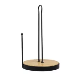 Young's Inc Paper Towel Holder Bamboo Base