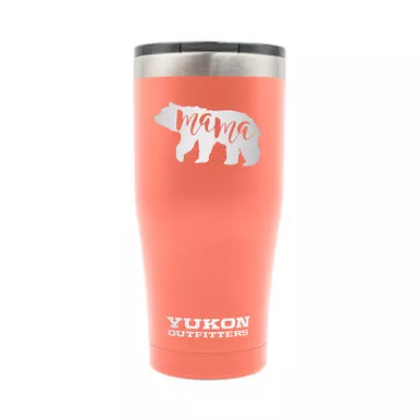 YUKON 20 Oz Mama Bear Coral