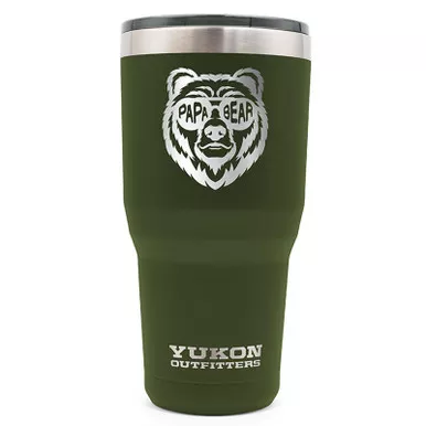YUKON 30 Oz Papa Bear Olive Drab Green