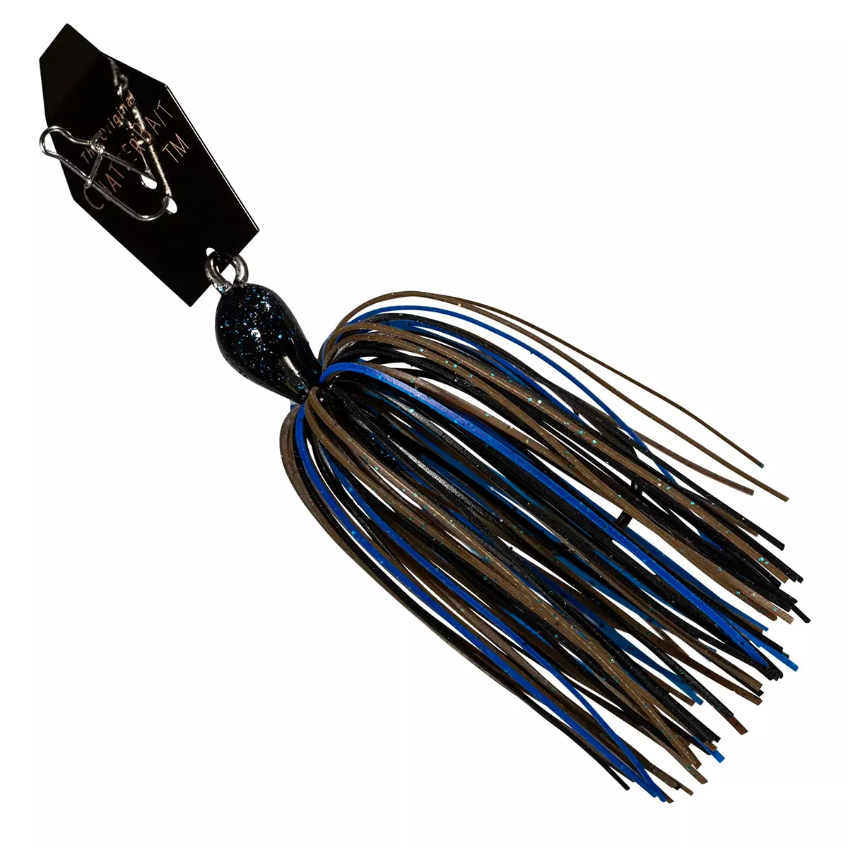 Z-Man Big Blade ChatterBait Jig - Black/Blue Candy 1/2 oz.