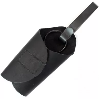 Zak Tool ZT87-54 Tactical Security Key Ring Holder w/ Leather Silencer, Black (Includes Zak Tool ZT54 Key Ring Holder)