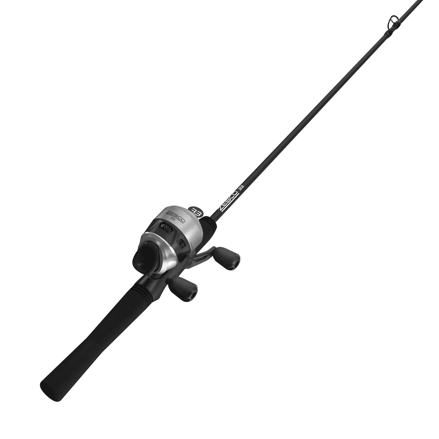 Zebco 33 Silver 6’0″ Medium Spincast Combo