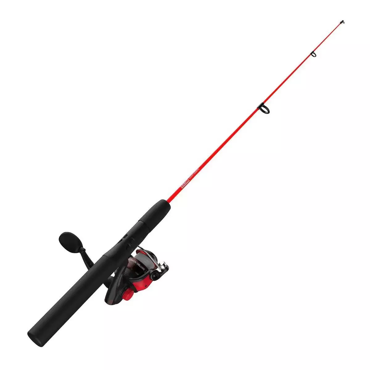 Zebco Dock Demon Red 30″ 1piece, Medium Spin Combo 6lb DOCKRDSP301M.FB6